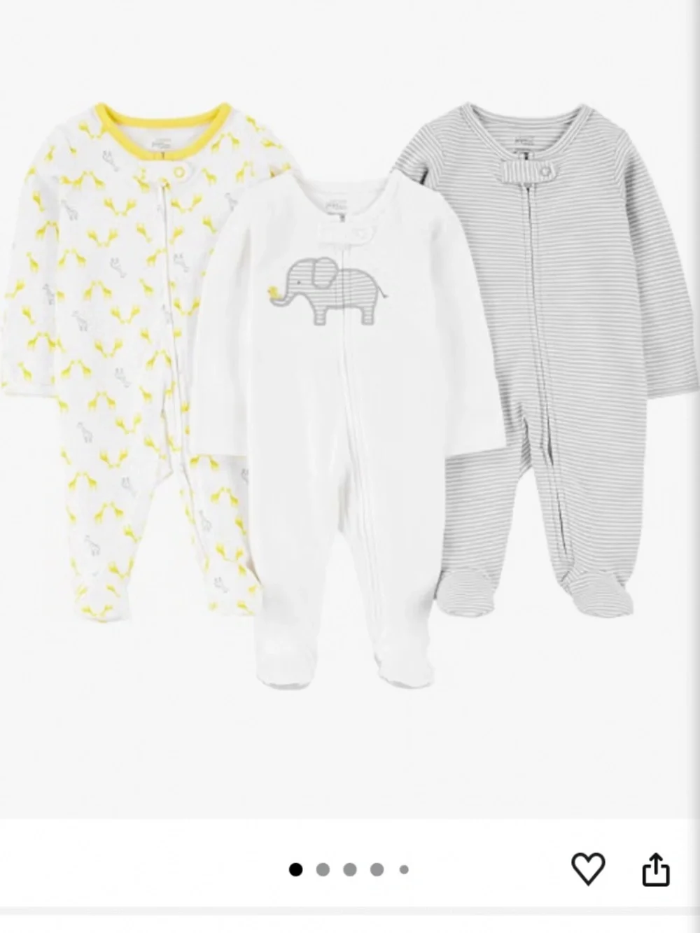 Carter’s three-piece baby outfit
